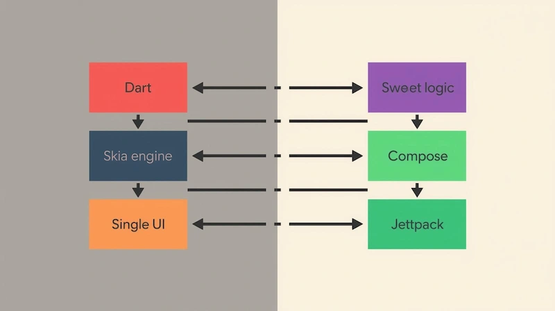 Hauptunterschied in der Architektur